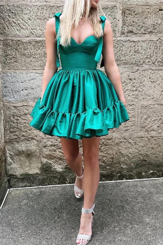 Exclusive Savings casual day dressA Line Sweetheart Ruffles Short Homecoming Graduation Dress QH2342 Exclusive Savings casual day dressA Line Sweetheart Ruffles Short Homecoming Graduation Dress QH2342