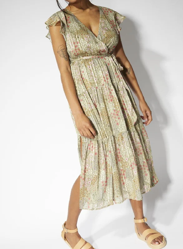 Anniversary Sale fitted dressMonet Midi Dress In Multi
