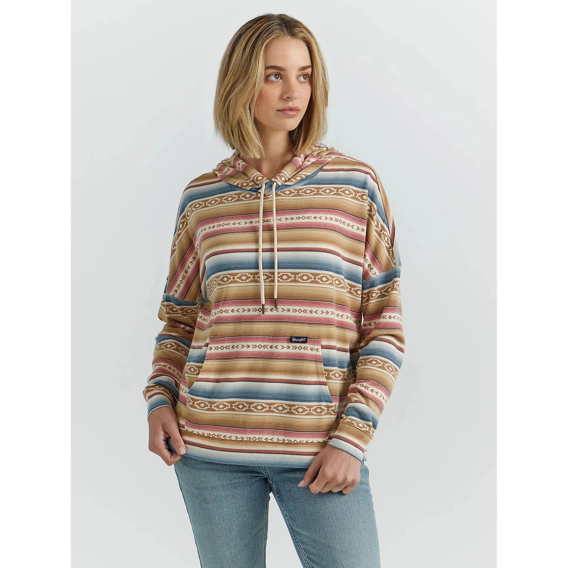 Year-End Clearance stylish raincoatWomen's Wrangler Geometric Relaxed Pullover Hoodie Year-End Clearance stylish raincoatWomen's Wrangler Geometric Relaxed Pullover Hoodie