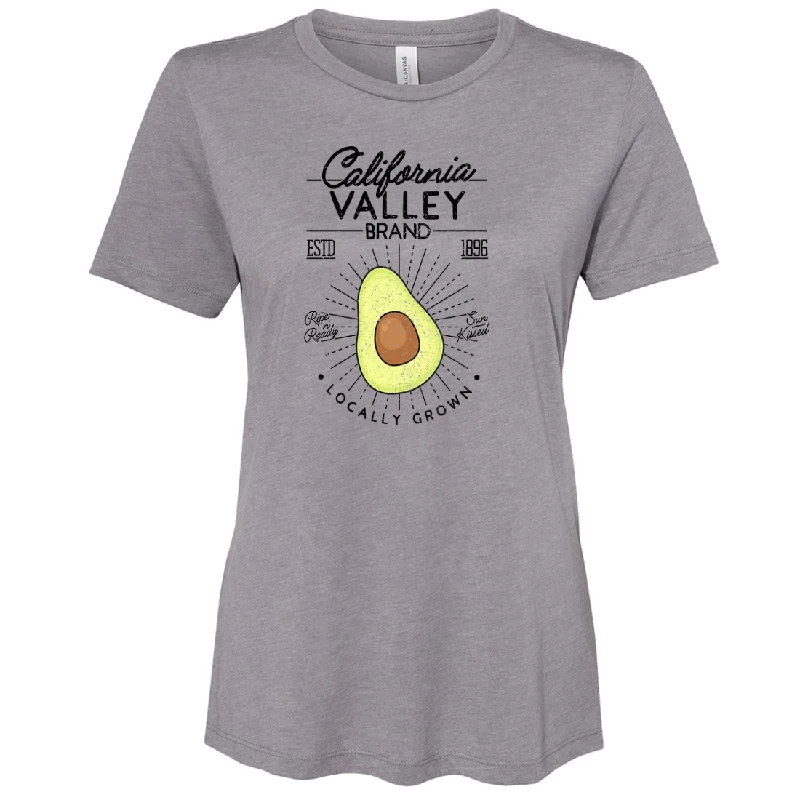 Act Fast athletic streetwear sweatshirtCalifornia Grown Avocado Women's Relaxed Jersey Tee Act Fast athletic streetwear sweatshirtCalifornia Grown Avocado Women's Relaxed Jersey Tee