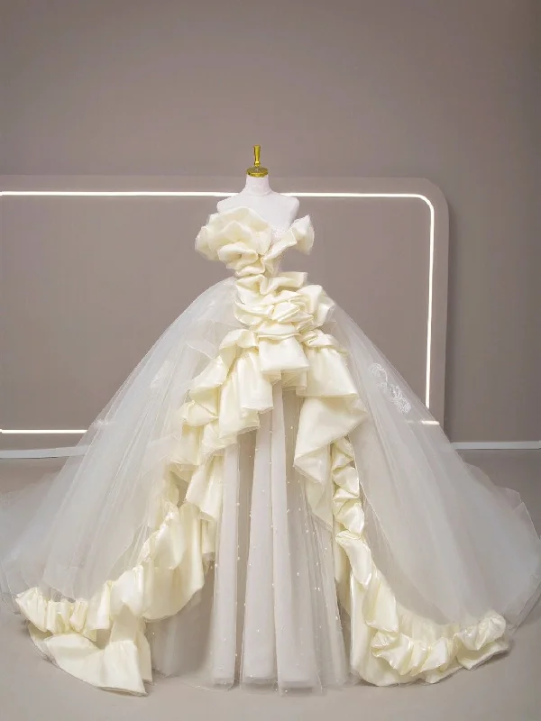 Don’t Miss Out chic dressChic Tulle Puffy Wedding Dress Bridal Dress Y2745
