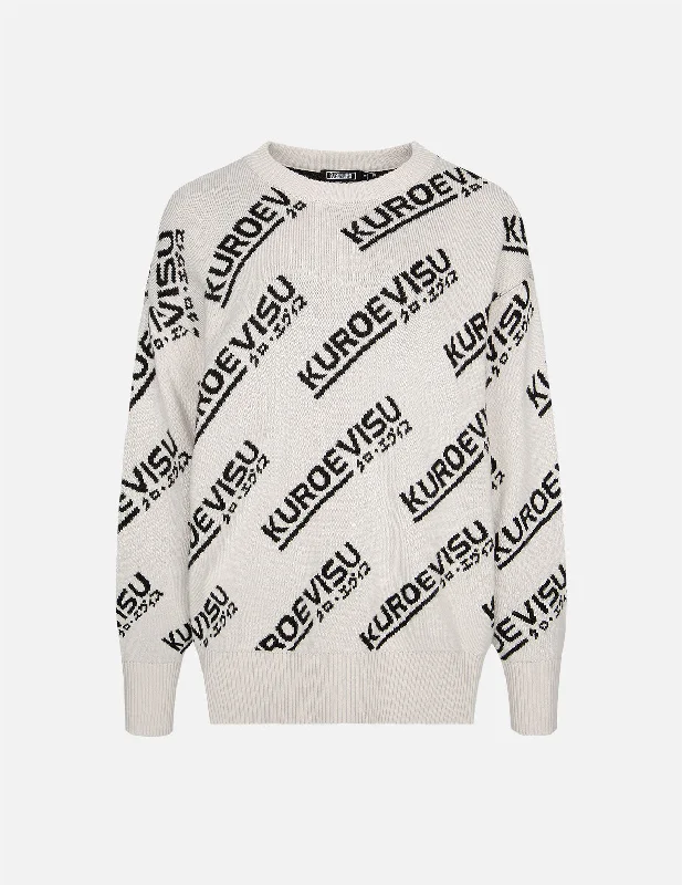 Crazy Deals sporty casual hoodieMonogram Intarsia Turtle Neck Sweater