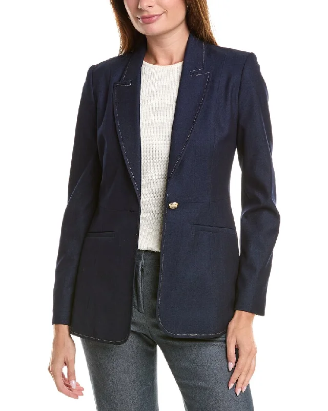 Discount Deals cold weather coatElie Tahari Denim Jacket