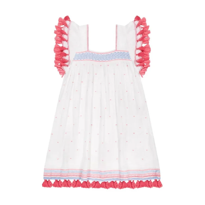Special Savings party-ready dressSandrine Dress In White Embroidery
