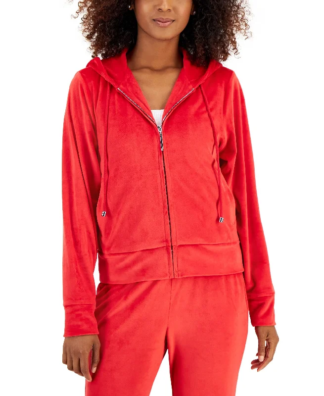 Unbeatable Prices relaxed fit sports hoodieInc International Concepts Womens Velour Zip-Up Hoodie Unbeatable Prices relaxed fit sports hoodieInc International Concepts Womens Velour Zip-Up Hoodie