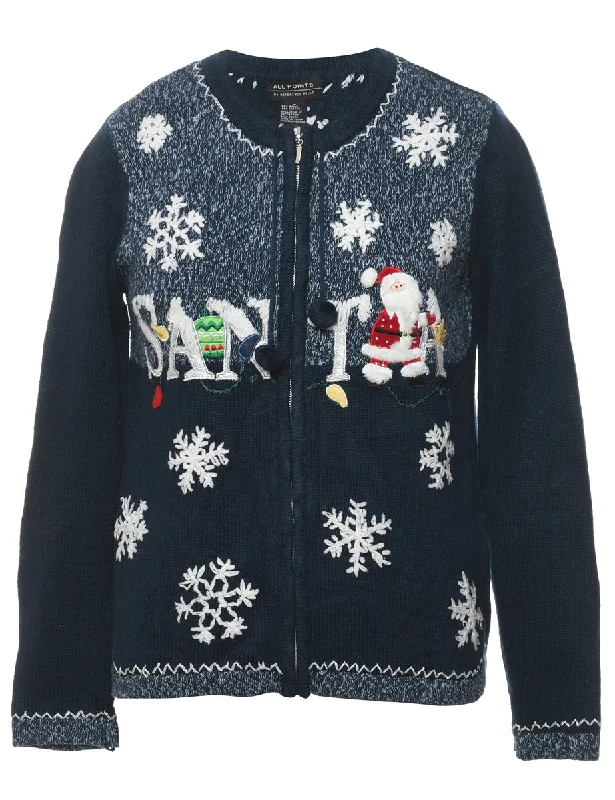 Savings Alert long-sleeve coatSanta Claus Christmas Cardigan - S