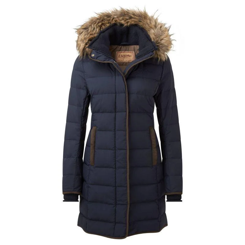 Lowest Price high-fashion coatSchoffel Mayfair II Ladies Down Coat - Midnight