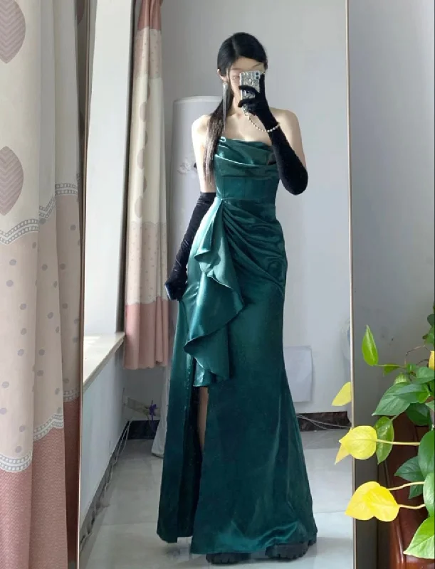 Epic Deals oversized dressElegant Satin Long Prom Dress Formal Gown  Y2650