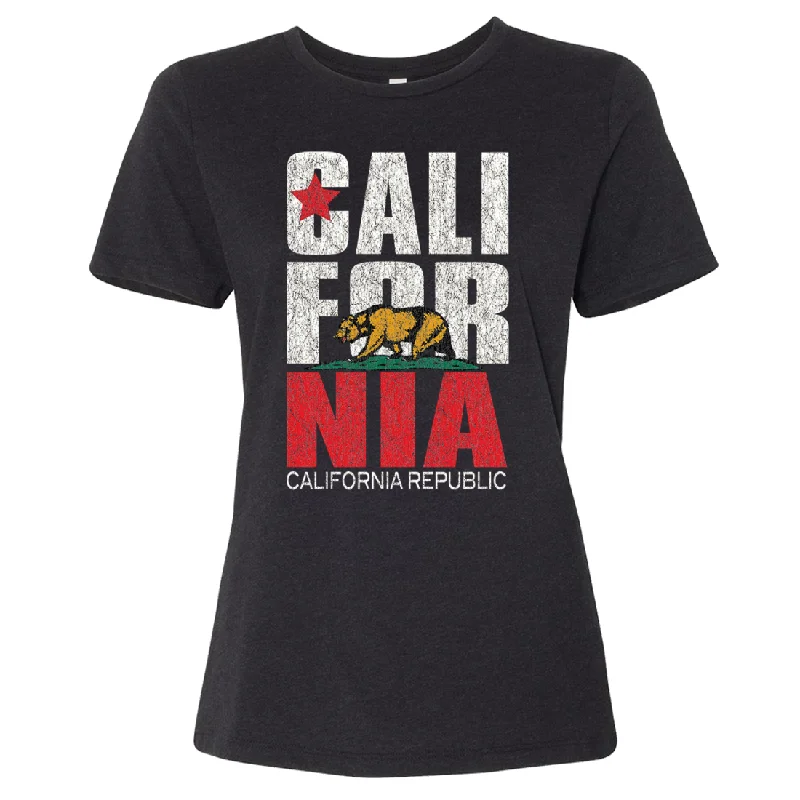 Seasonal Sale stylish athletic hoodieCalifornia Republic Vintage Retro Women's Relaxed Jersey Tee