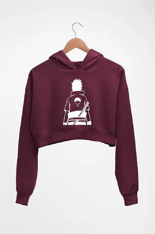Incredible Offers casual pullover hoodieSasuke Uchiha Crop HOODIE FOR WOMEN