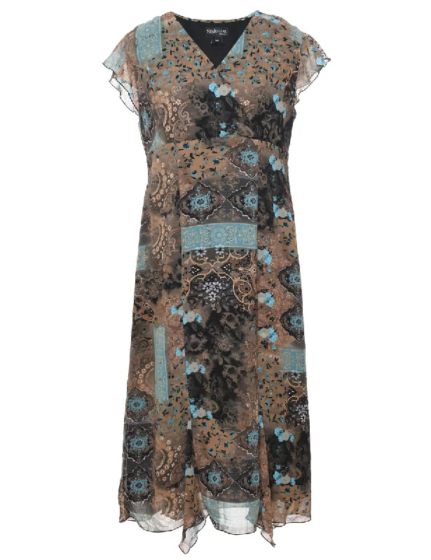 Act Now urban coatFloral Print Dress - M