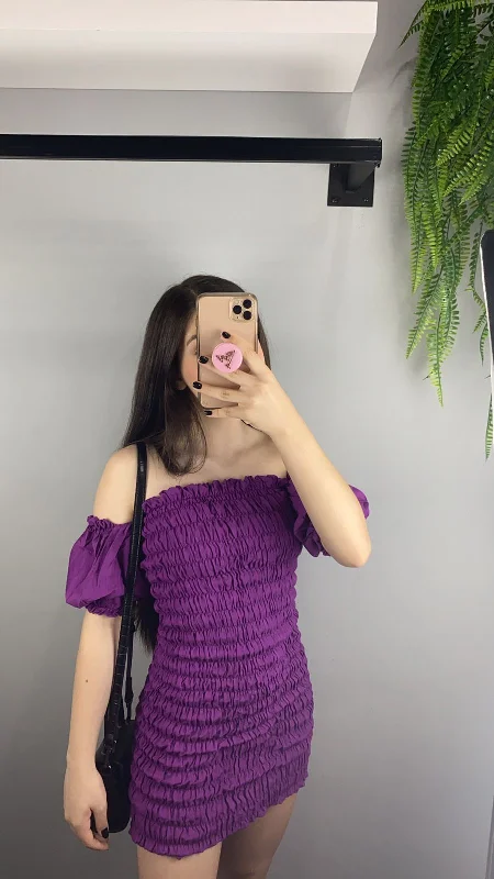 Today's Special flowy dressCute Purple Homecoming Dress,22th Birthday Party Dress Y3041