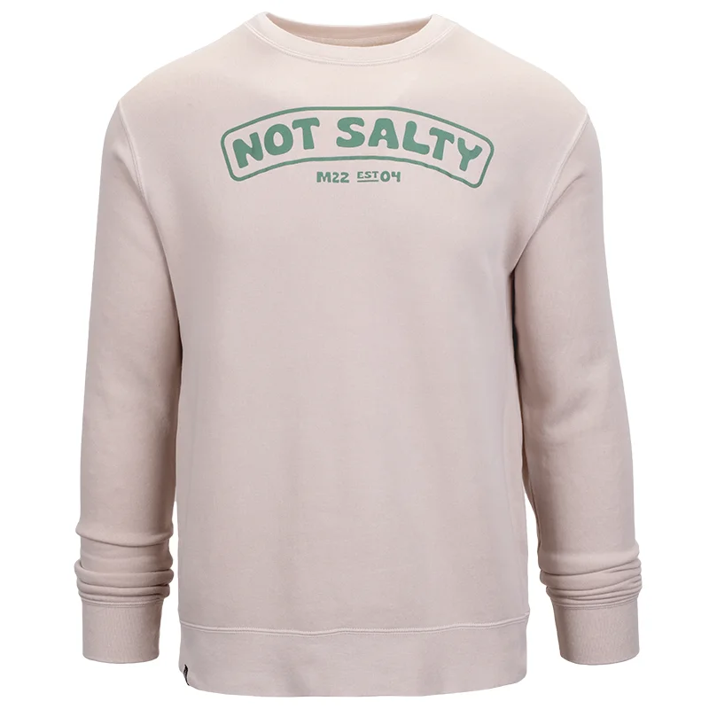 Now or Never sporty casual hoodieNOT SALTY SWEATSHIRT