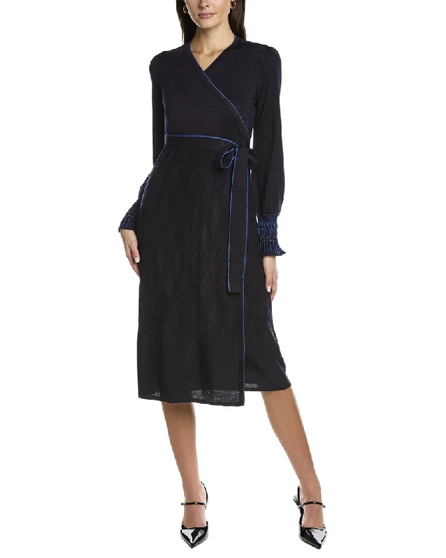 Early Access relaxed fit dressDiane von Furstenberg Yolanda Wool-Blend Dress