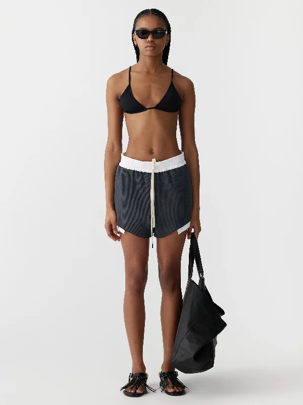 Deal of the Day warm athletic hoodiePocket Detail Waffle Short