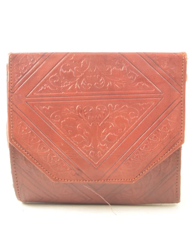 Deal Zone classic zip-up coatLeather Cross Body Embossed Bag - S