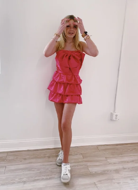 Special Offer chic shift dressLovely Fuchsia Short Homecoming Dress  Y2776