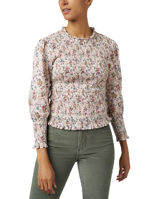 Price Meltdown urban casual coatVeronica Beard Kali Floral Print Shirt
