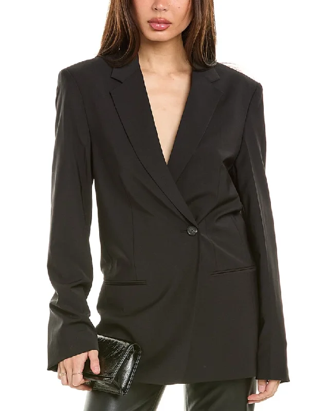 Reduced Prices minimalist jacketHelmut Lang Wool-Blend Blazer
