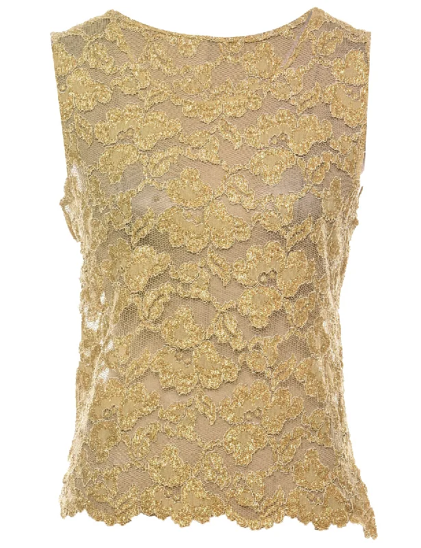 Act Now modern outerwearLurex Evening Top - M