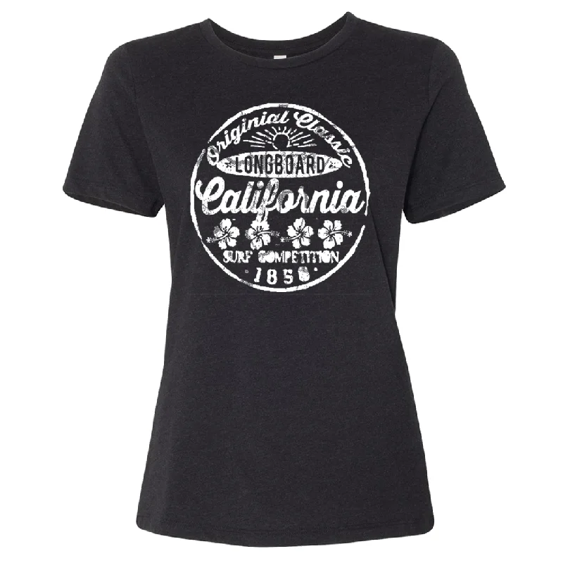 Overstock Sale fitness lifestyle hoodieCalifornia Classic Surf Competition Women's Relaxed Jersey Tee Overstock Sale fitness lifestyle hoodieCalifornia Classic Surf Competition Women's Relaxed Jersey Tee