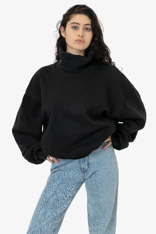Weekend Flash Sale performance gym sweatshirtHF-313 - Heavy Fleece Oversized Turtleneck Sweater with Contrast Rib Weekend Flash Sale performance gym sweatshirtHF-313 - Heavy Fleece Oversized Turtleneck Sweater with Contrast Rib