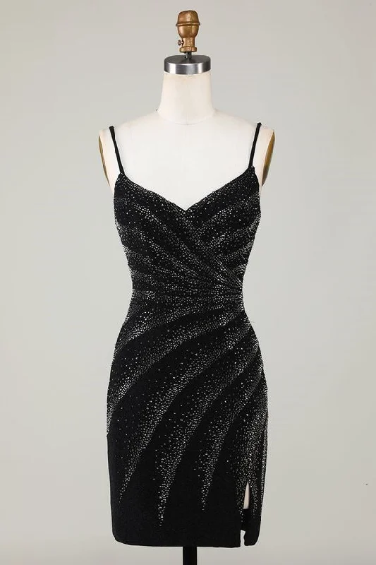 Can't Be Beat formal dressBeading Royal Blue Tight Homecoming Dress