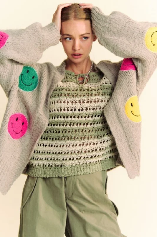 Final Clearance breathable workout hoodieDavi & Dani Fuzzy Smile Open Front Long Sleeve Cardigan Final Clearance breathable workout hoodieDavi & Dani Fuzzy Smile Open Front Long Sleeve Cardigan