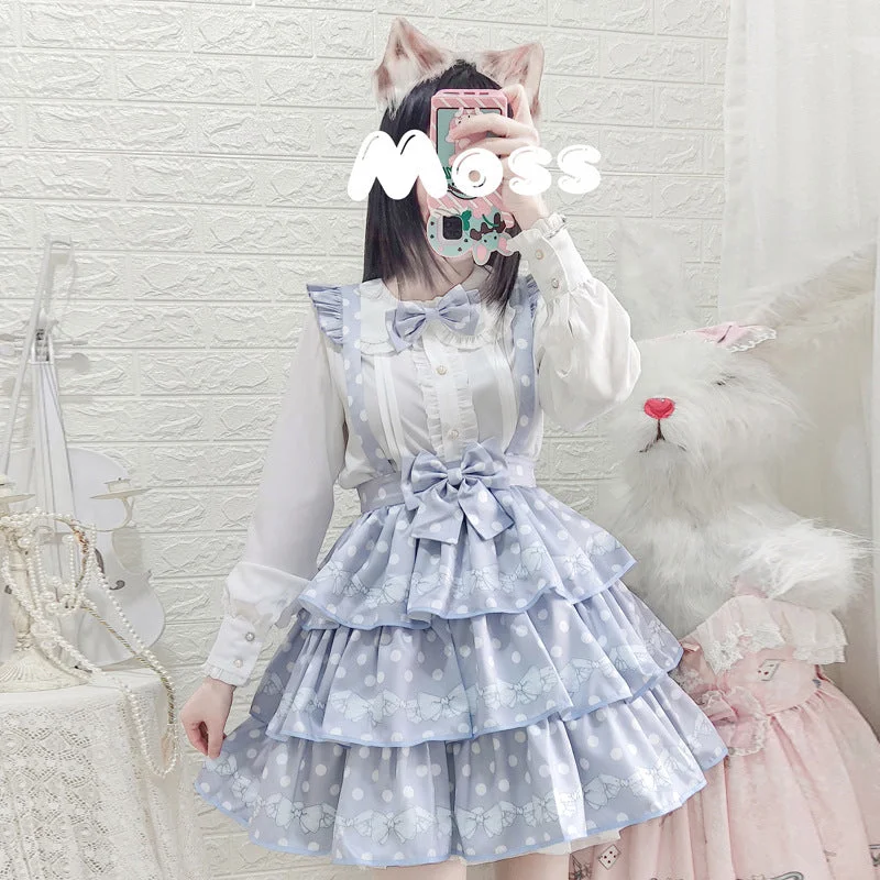 Price Slash vintage dressEieyomi~Little Hetty~Sweet Daily Polka Dot Straps Lolita Skirt Price Slash vintage dressEieyomi~Little Hetty~Sweet Daily Polka Dot Straps Lolita Skirt