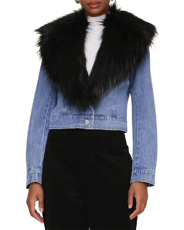Buy Now oversized puffer coatAvec Les Filles Denim Jacket