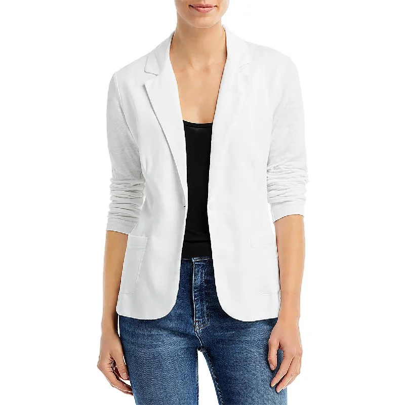 Massive Deals insulated trench coatWomens Stretch Long Sleeve One-Button Blazer