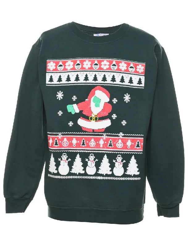 Price Break relaxed winter jacketSanta Claus Christmas Sweatshirt - S
