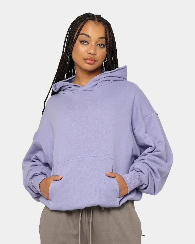 Can't Miss warm hooded jacketMNML Double Layer Hoodie Purple