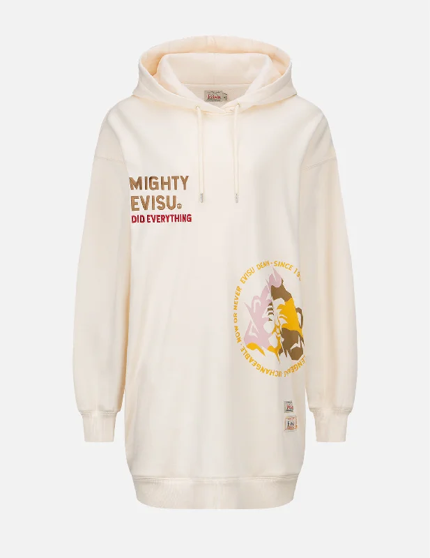 Buy Now slim fit workout hoodieGodhead Print Hooded Sweatshirt Tunic