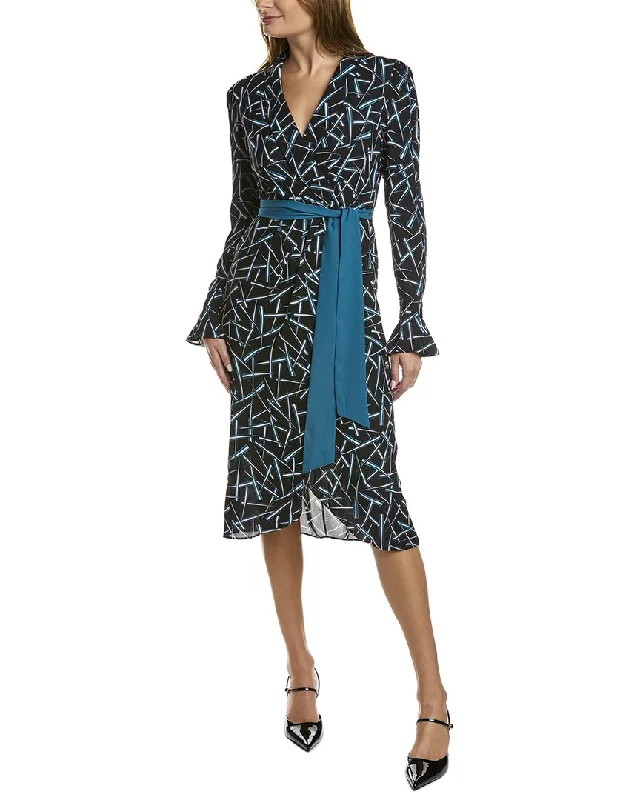 Great Bargains v-neck dressDiane von Furstenberg Drusilla Midi Dress