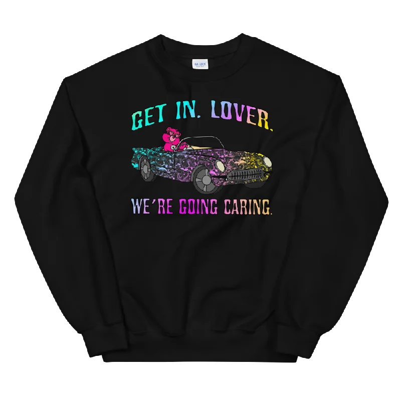 Exclusive Access vintage hoodiefitted workout sweatshirtGet In, Lover. We're Going Caring Graphic Sweatshirt