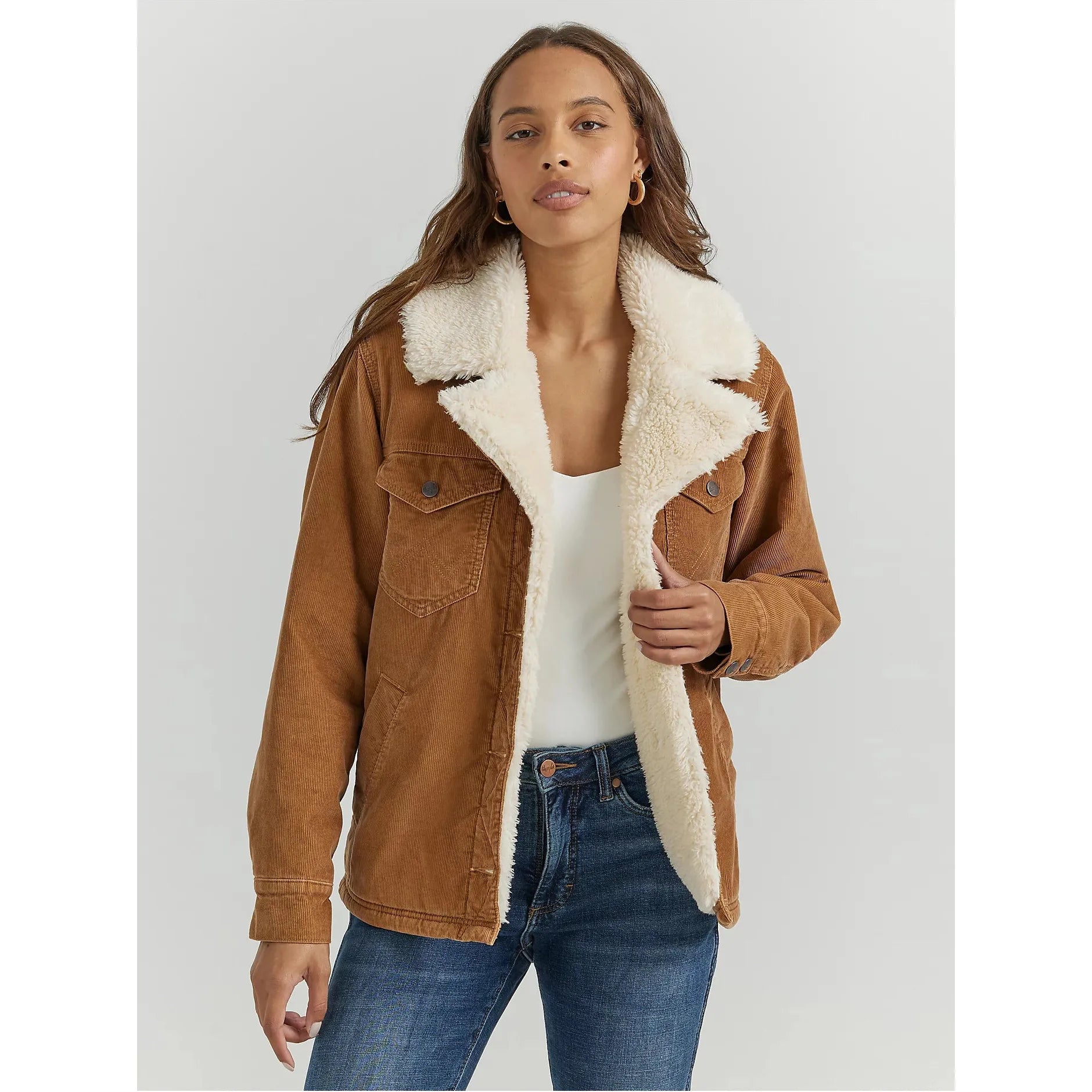 Factory Direct Sale sleek trench coatWomen's Western Sherpa Lined Corduroy Wrange Coat in Tan Factory Direct Sale sleek trench coatWomen's Western Sherpa Lined Corduroy Wrange Coat in Tan