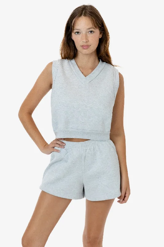 Midnight Sale athletic casual sweatshirtHF-357 - Heavy Fleece Cropped V-neck Vest (Piece Dye) Midnight Sale athletic casual sweatshirtHF-357 - Heavy Fleece Cropped V-neck Vest (Piece Dye)