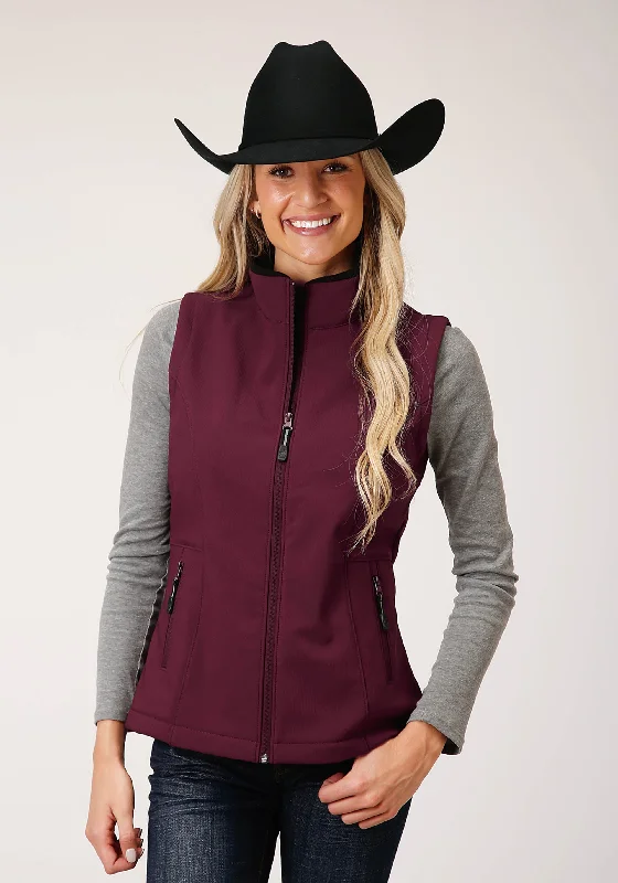 Limited Edition classic jacketWOMENS TECH  WINE SOFTSHELL VEST