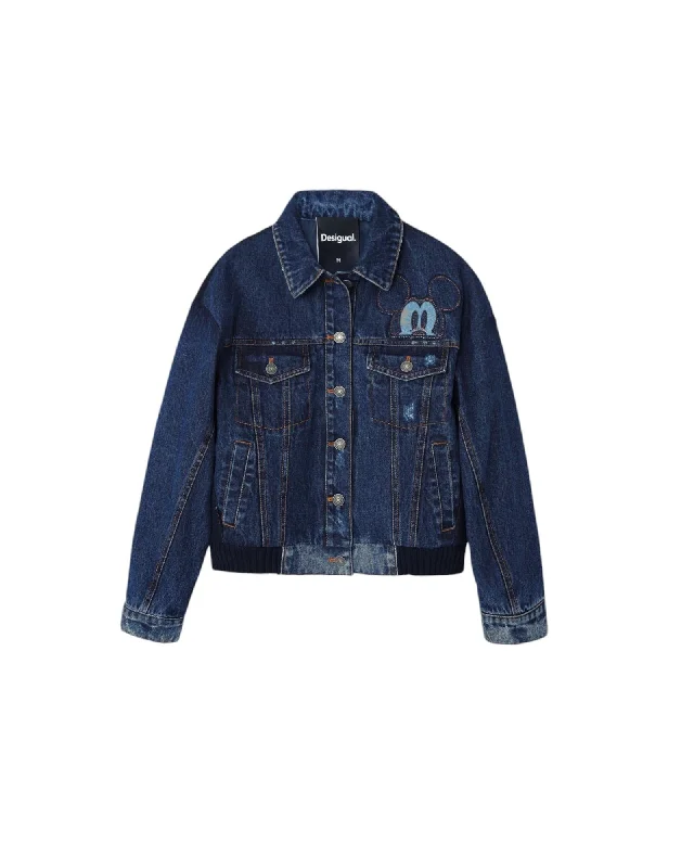 Price Meltdown sporty jacketDesigual  Mickey Mouse Denim Jacket for Women