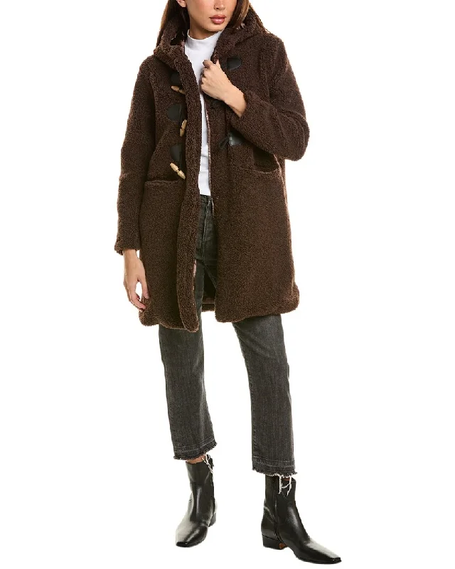 Clearance Event chic outerwearUrban Republic Teddy Fleece Toggle Coat