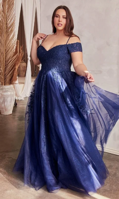 Bargain Prices wrap dressLong Plus-Size Formal Dress C154C by Ladivine