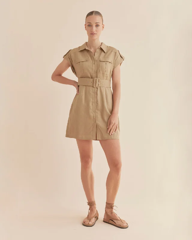 Today’s Deal Esra Utility Mini Dress - Zataar