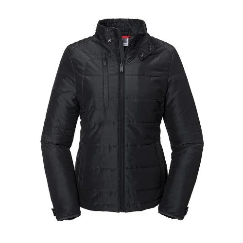 Act Now trendy casual outerwearRussell Womens/Ladies Cross Padded Jacket