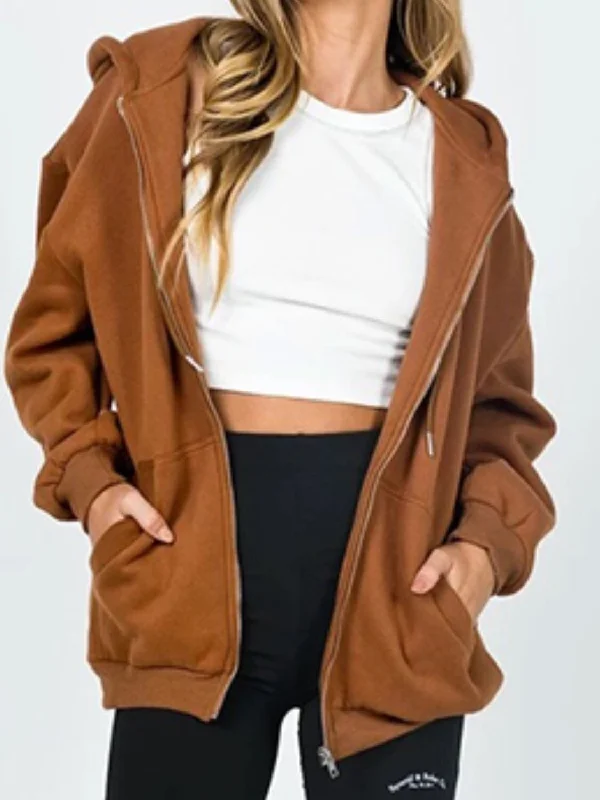 The Best Prices minimaZip-Up Drawstring Hoodie