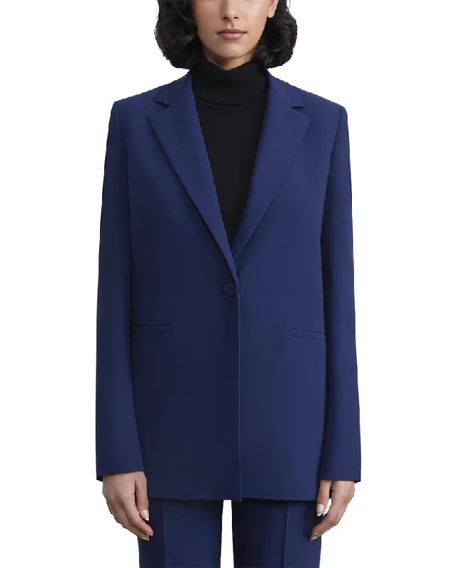 Price Smash vintage trench coatLafayette 148 New York Slit Pocket Single Button Blazer