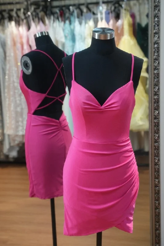 Buy More, Save More minimalistic dressSweetheart Spaghetti Straps Ruched Bodycon Homecoming Dress Buy More, Save More minimalistic dressSweetheart Spaghetti Straps Ruched Bodycon Homecoming Dress