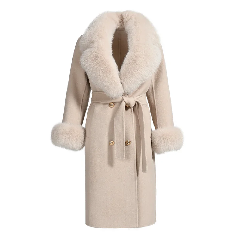 Year-End Clearance sleek jacketWomens 'Sorelle' Cashmere In Nude
