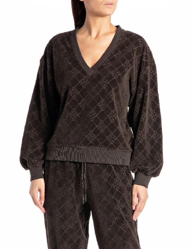 Weekend Deal soft pullover hoodieReplay W3644 475 Ladies Sweatshirt Brown