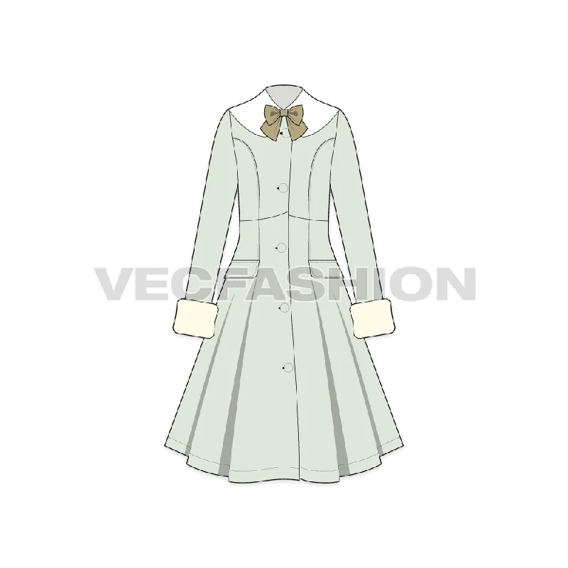 Final Sale urban coatWomen's Old Vintage Classic English Coat